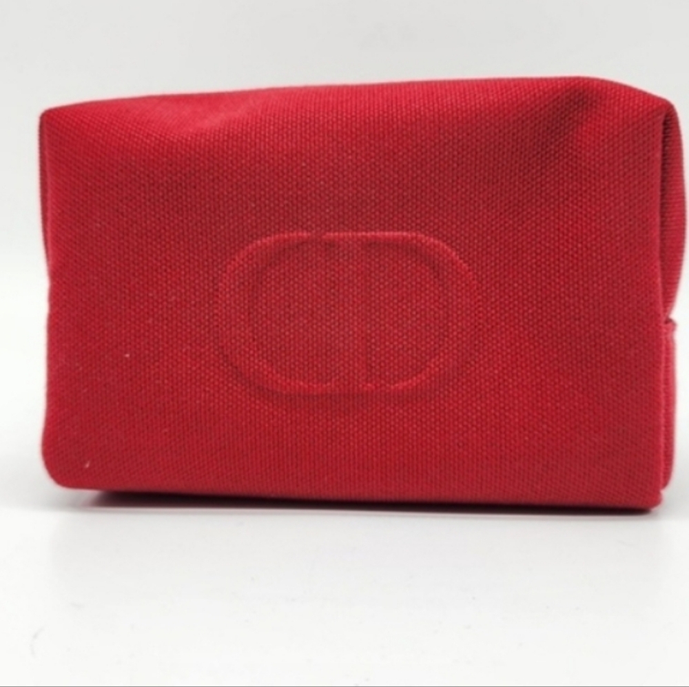CHRISTIAN DIOR COSMETIC BAG RED